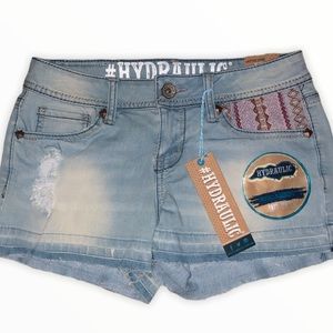 Hydraulic Aztec Jean Shorts